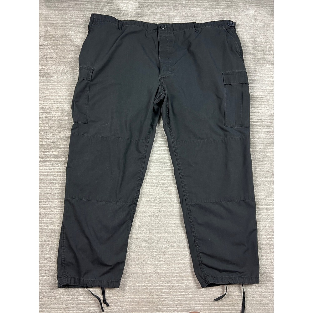 Propper Cargo Pants Mens 4XL/R Black Ripstop Tactical BDU Military Utility Work